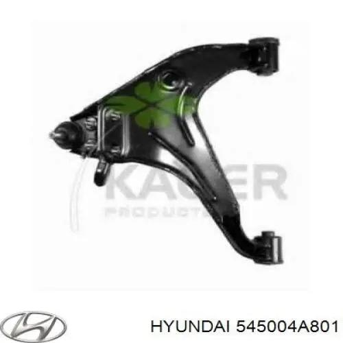 545004A801 Hyundai/Kia barra oscilante, suspensión de ruedas delantera, inferior izquierda