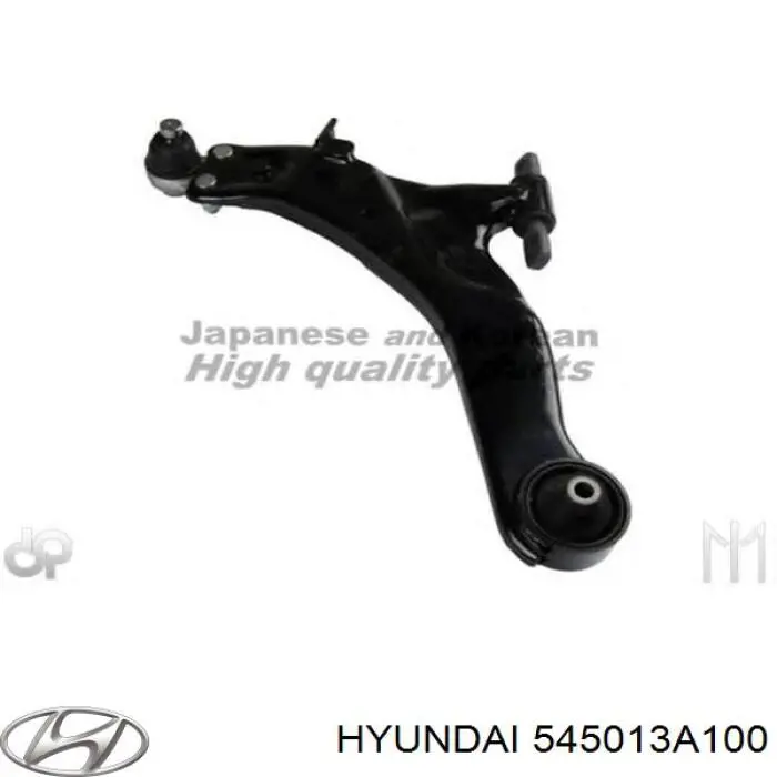 545013A100 Hyundai/Kia barra oscilante, suspensión de ruedas delantera, inferior izquierda