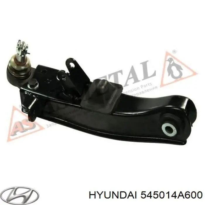 545014A600 Hyundai/Kia barra oscilante, suspensión de ruedas delantera, inferior derecha