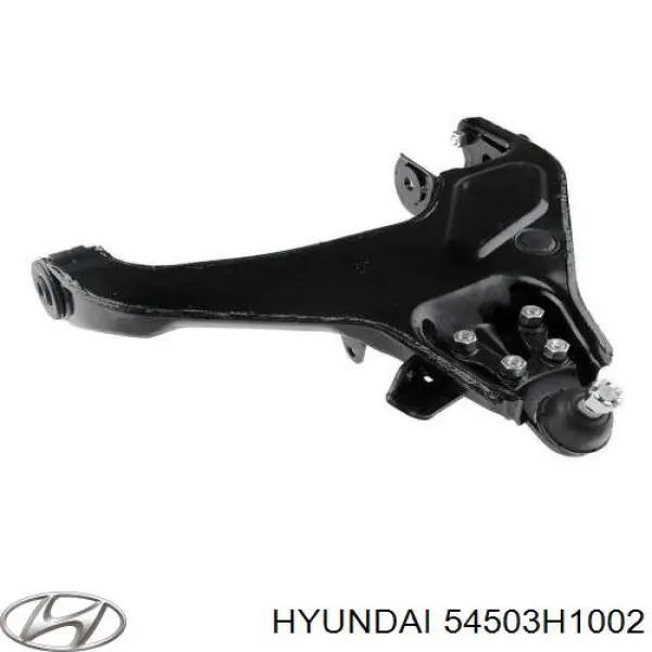 54503H1002 Hyundai/Kia barra oscilante, suspensión de ruedas delantera, inferior derecha