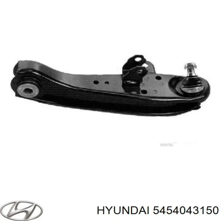 5454043150 Hyundai/Kia barra oscilante, suspensión de ruedas delantera, inferior derecha