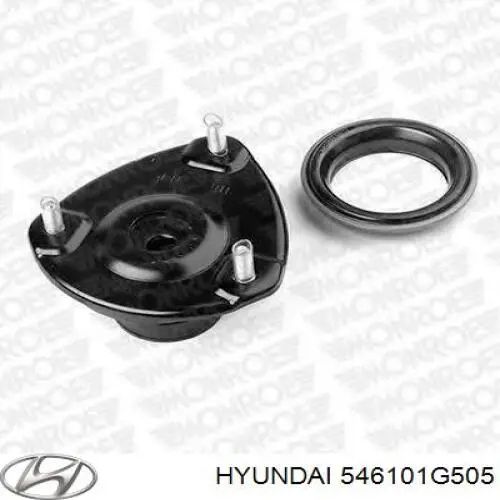 546101G505 Hyundai/Kia soporte amortiguador delantero izquierdo