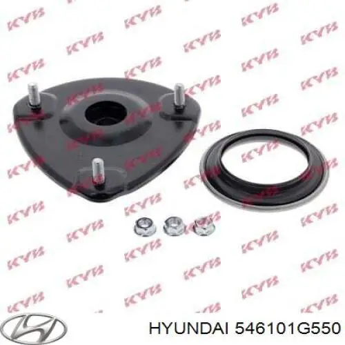 546101G550 Hyundai/Kia soporte amortiguador delantero derecho