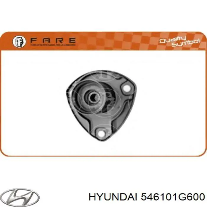 546101G600 Hyundai/Kia soporte amortiguador delantero izquierdo