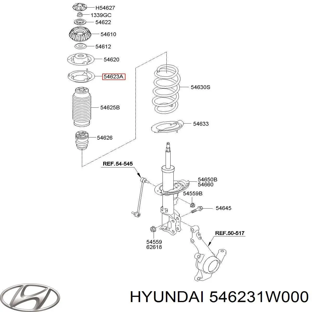 546231W000 Hyundai/Kia 