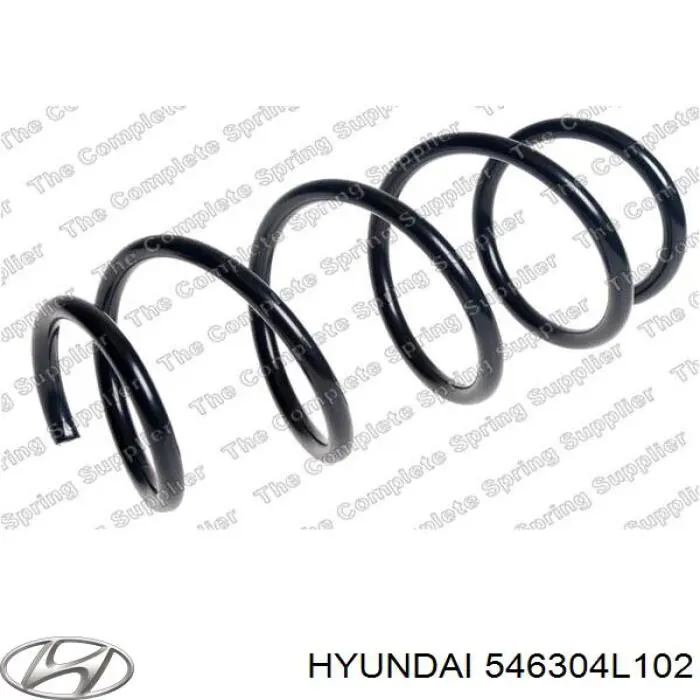 546304L102 Hyundai/Kia muelle de suspensión eje delantero