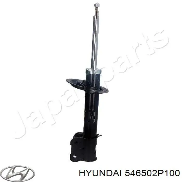 546502P100 Hyundai/Kia amortiguador delantero izquierdo