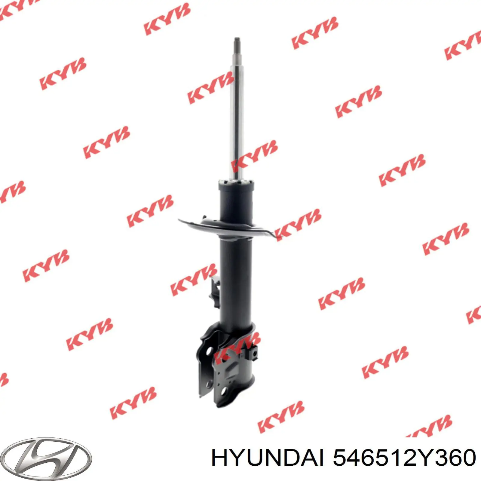 546512Y360 Hyundai/Kia amortiguador delantero izquierdo