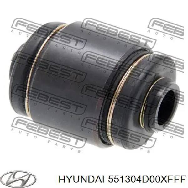 551304D00XFFF Hyundai/Kia silentblock de mangueta trasera