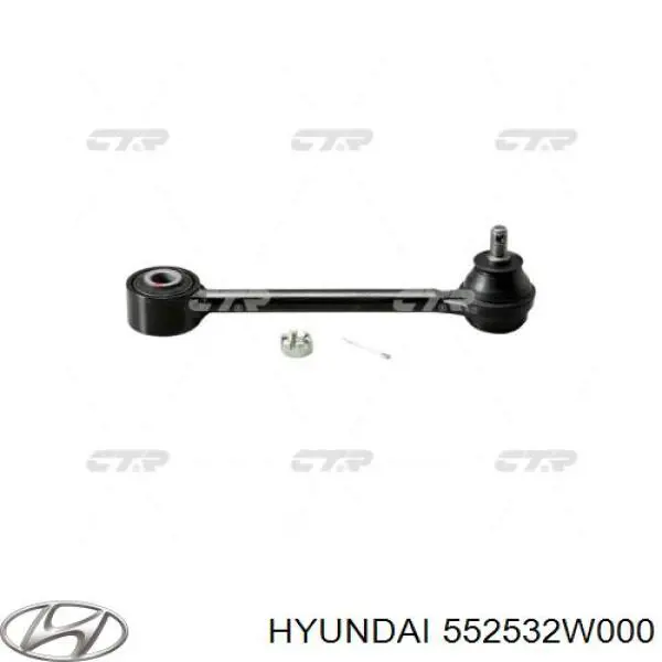 552532W000 Hyundai/Kia silentblock de brazo suspensión trasero transversal