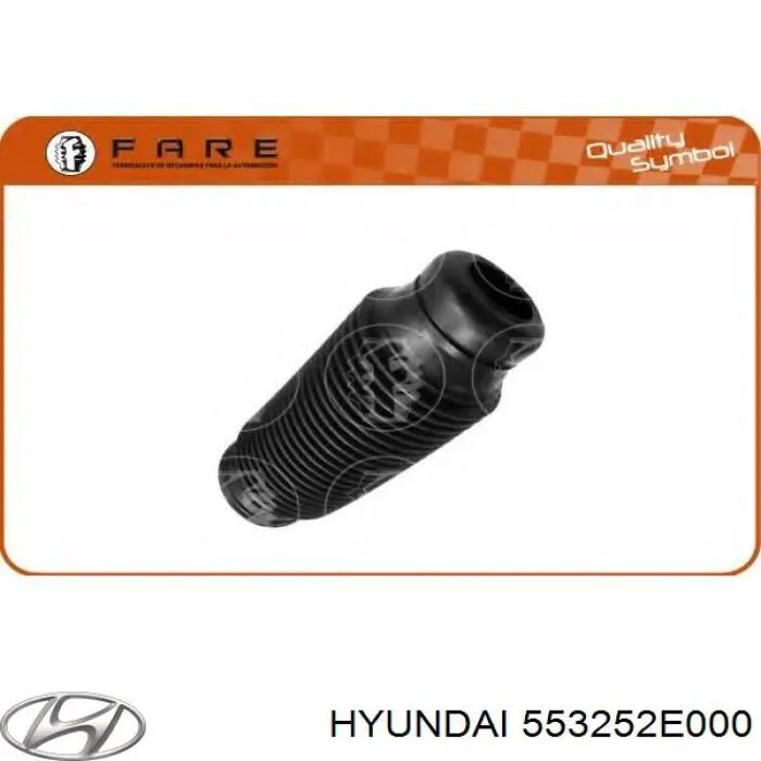  Caperuza protectora/fuelle, amortiguador trasero para Hyundai Tucson 1 