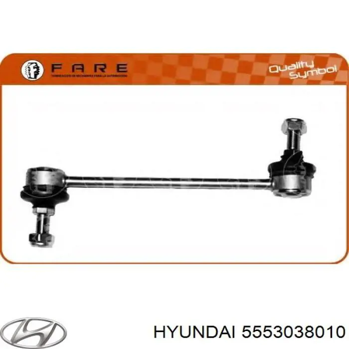 5553038010 Hyundai/Kia soporte de barra estabilizadora trasera