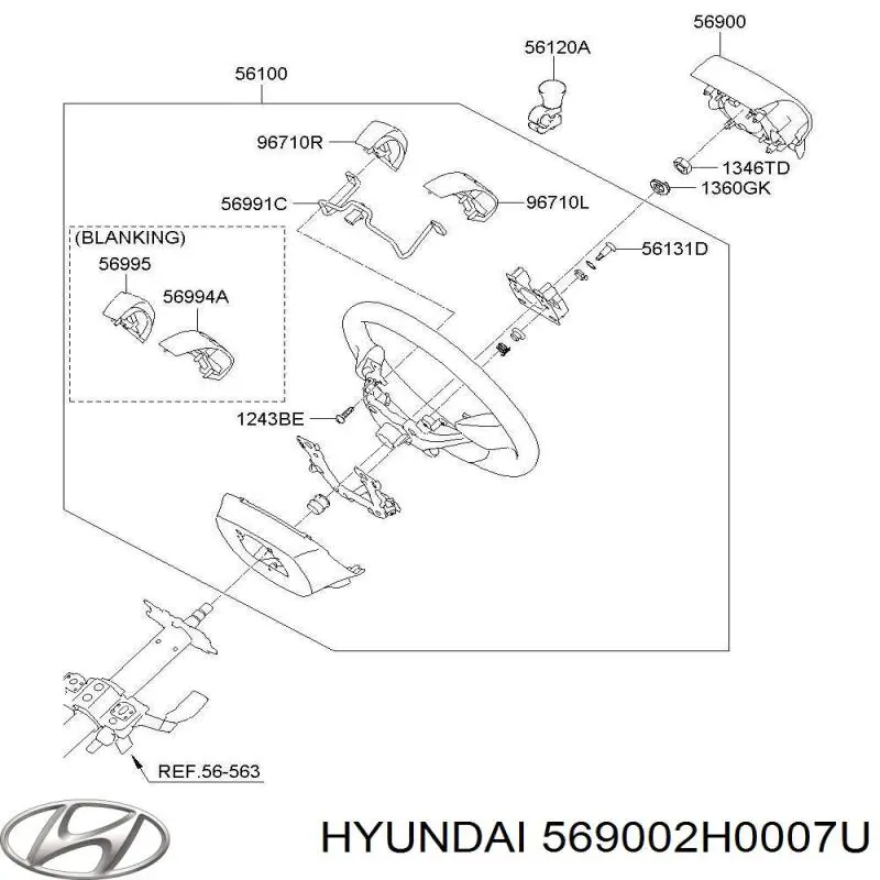 569002H0007U Hyundai/Kia 