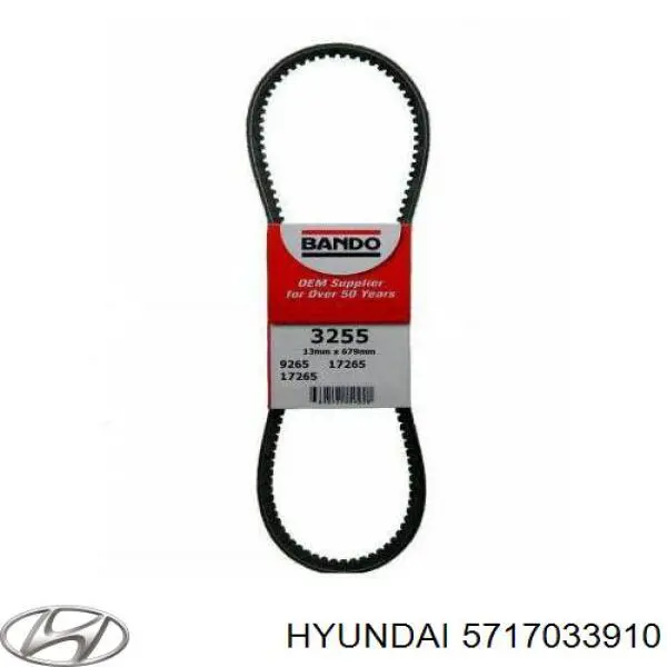 5717033910 Hyundai/Kia correa trapezoidal