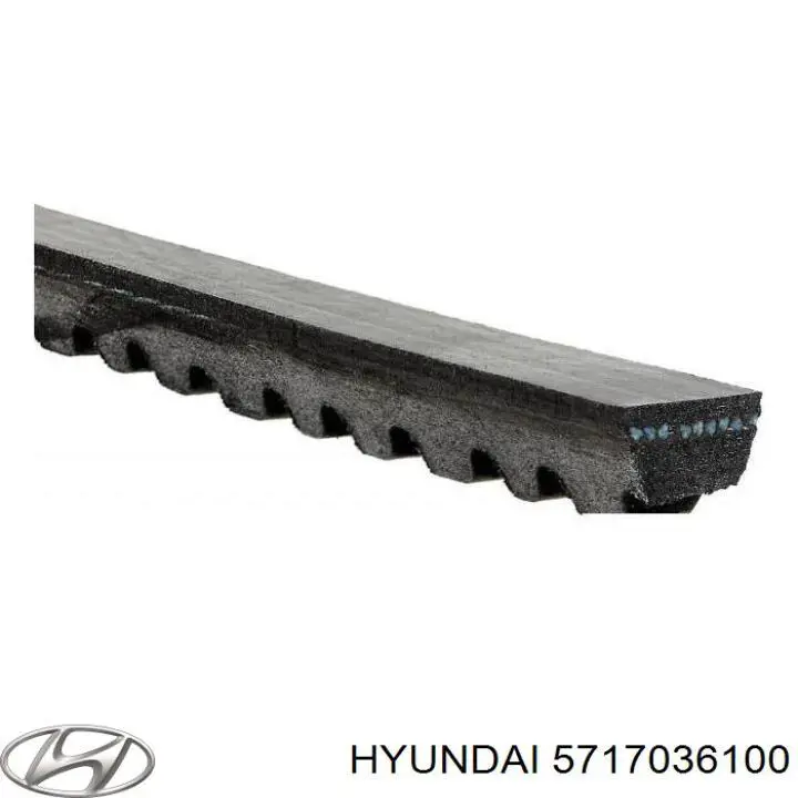 57170-36100 Hyundai/Kia correa trapezoidal