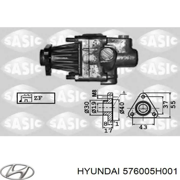 576005H001 Hyundai/Kia 