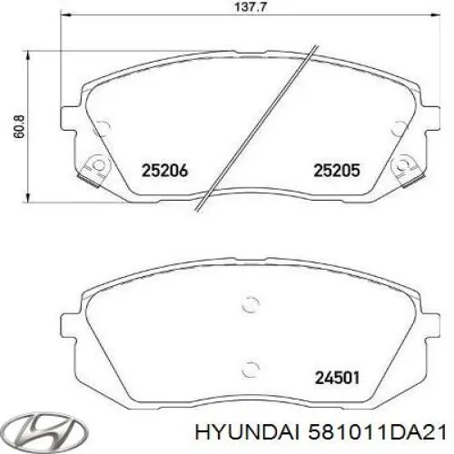 581011DA21 Hyundai/Kia 