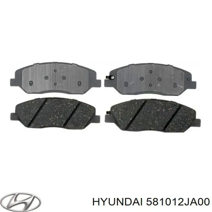 581012JA00 Hyundai/Kia pastillas de freno delanteras