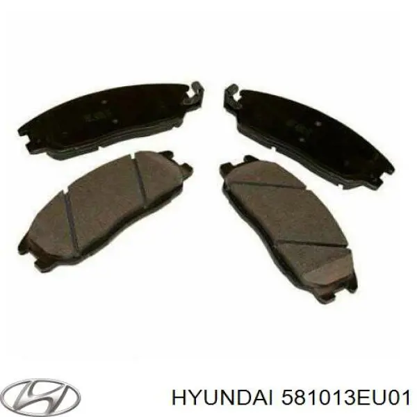 581013EU01 Hyundai/Kia pastillas de freno delanteras