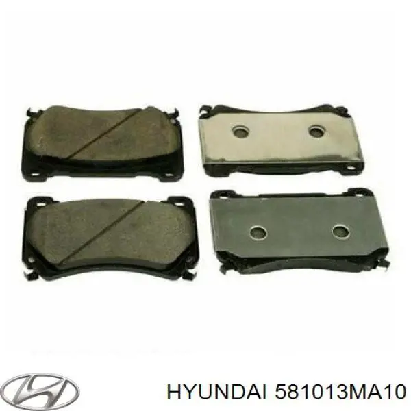 581013MA10 Hyundai/Kia pastillas de freno delanteras