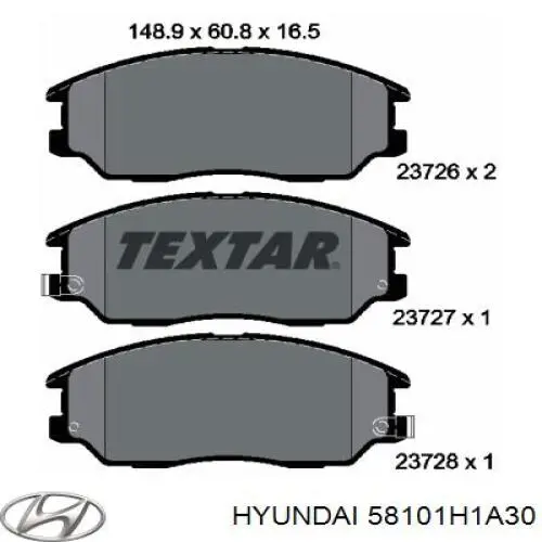 58101H1A30 Hyundai/Kia 