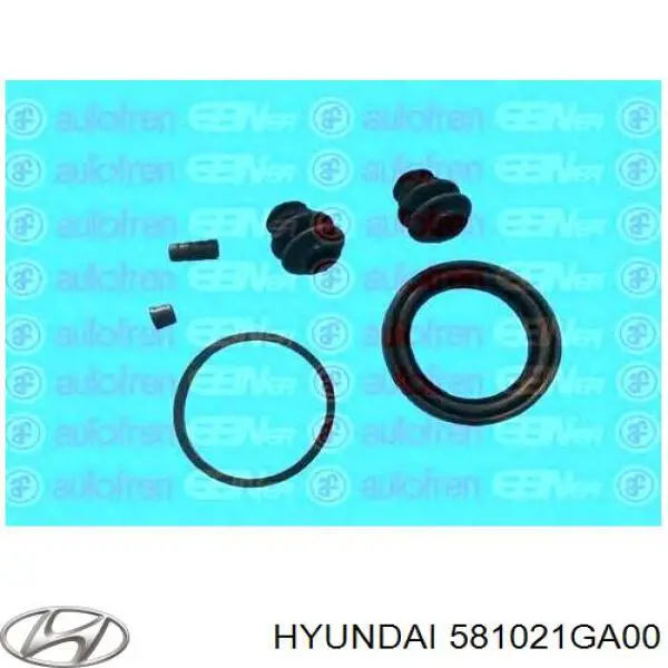 581021GA00 Hyundai/Kia juego de reparación, pinza de freno delantero