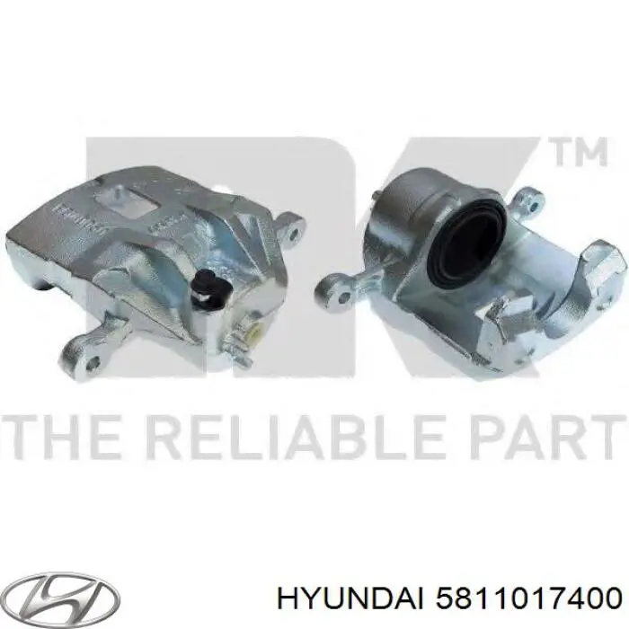 5811017400 Hyundai/Kia pinza de freno delantera izquierda