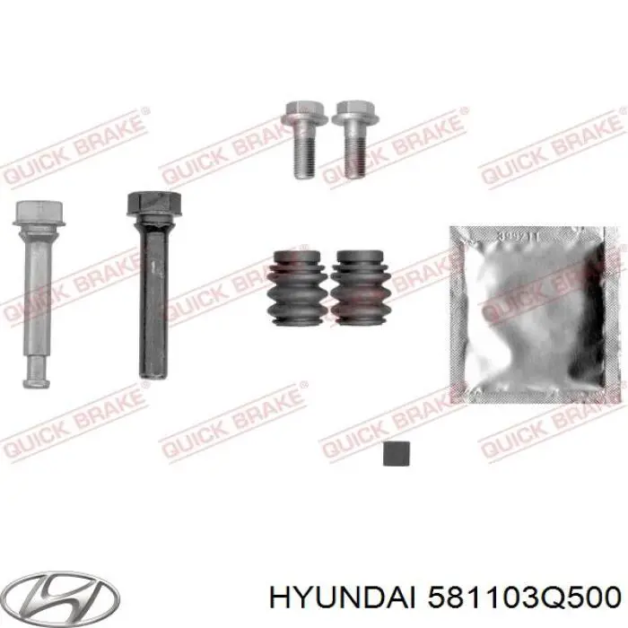 581103Q500 Hyundai/Kia pinza de freno delantera izquierda