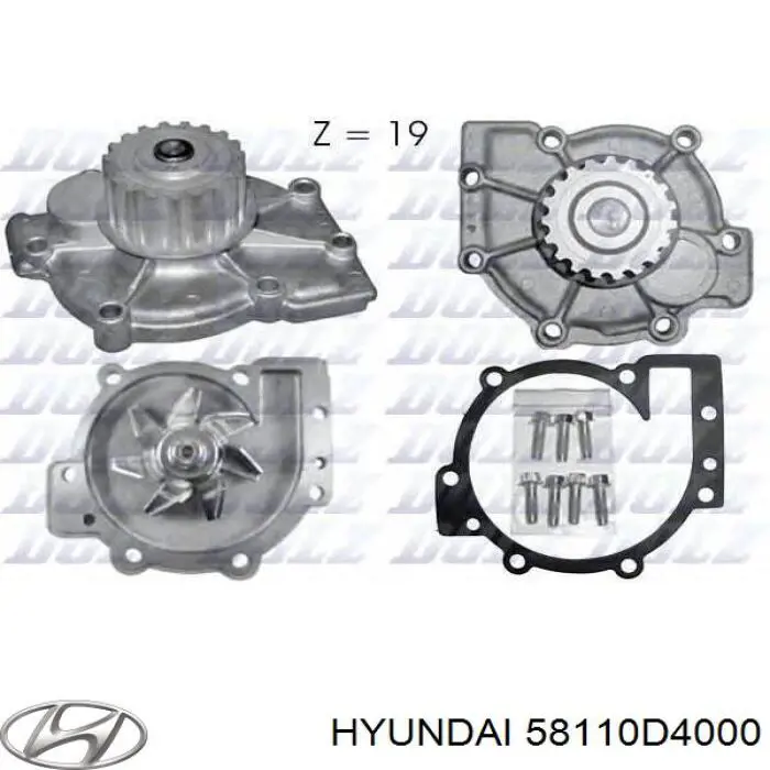 58110D4000 Hyundai/Kia 