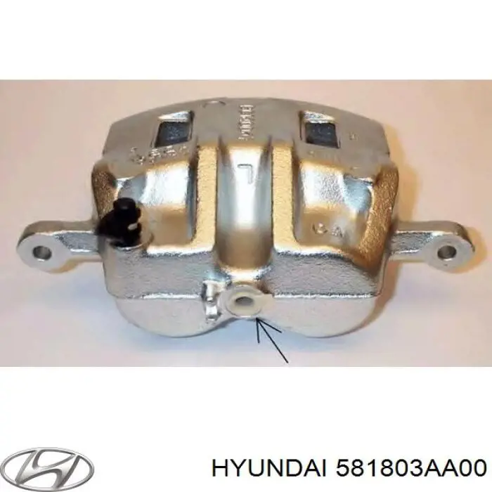 581803AA00 Hyundai/Kia pinza de freno delantera izquierda