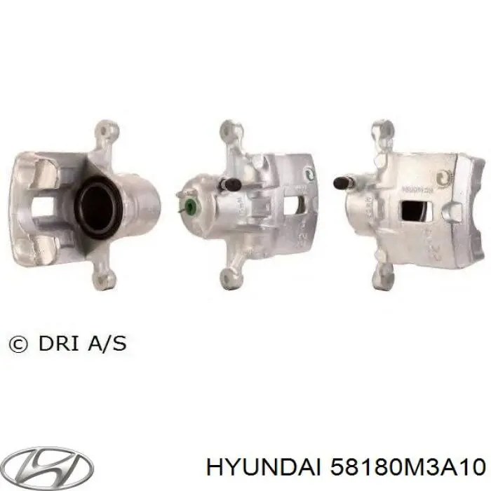 58180M3A10 Hyundai/Kia pinza de freno delantera izquierda