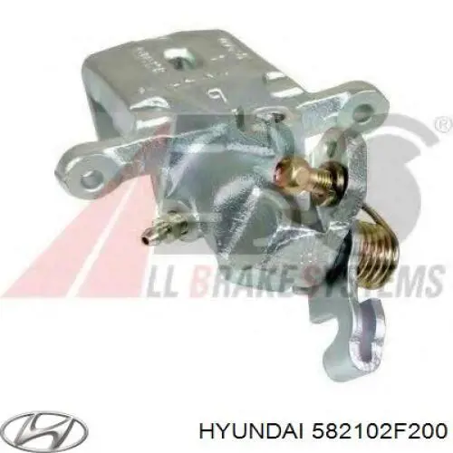 582102F200 Hyundai/Kia pinza de freno trasera izquierda