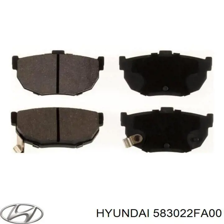 583022FA00 Hyundai/Kia pastillas de freno traseras