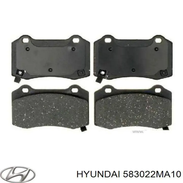 583022MA10 Hyundai/Kia pastillas de freno traseras