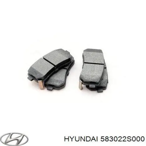 583022S000 Hyundai/Kia pastillas de freno traseras