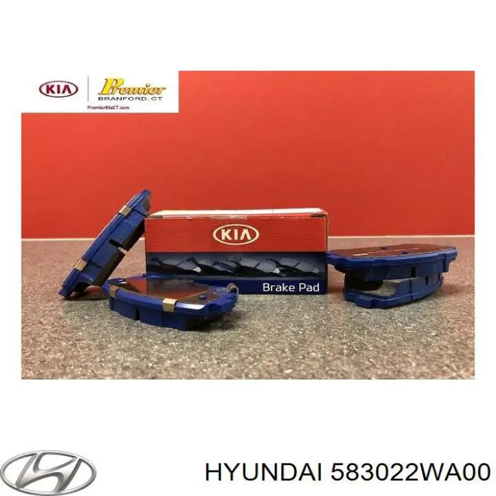 583022WA00 Hyundai/Kia pastillas de freno traseras