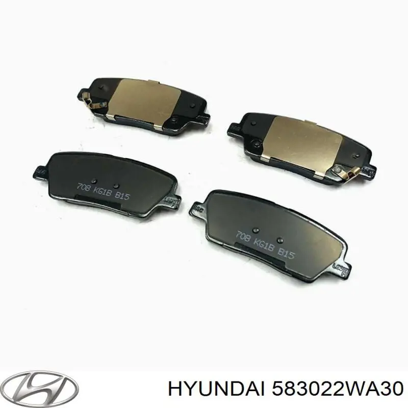 583022WA30 Hyundai/Kia pastillas de freno traseras