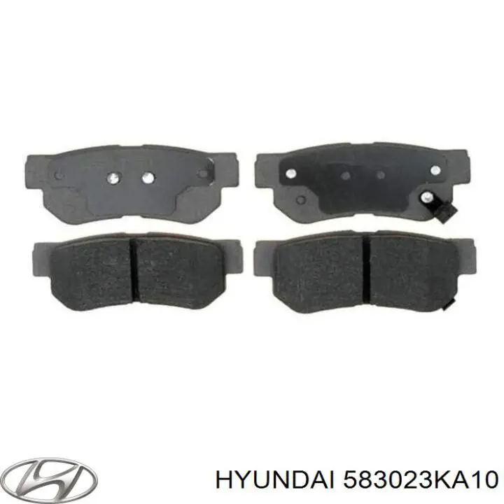 583023KA10 Hyundai/Kia pastillas de freno traseras