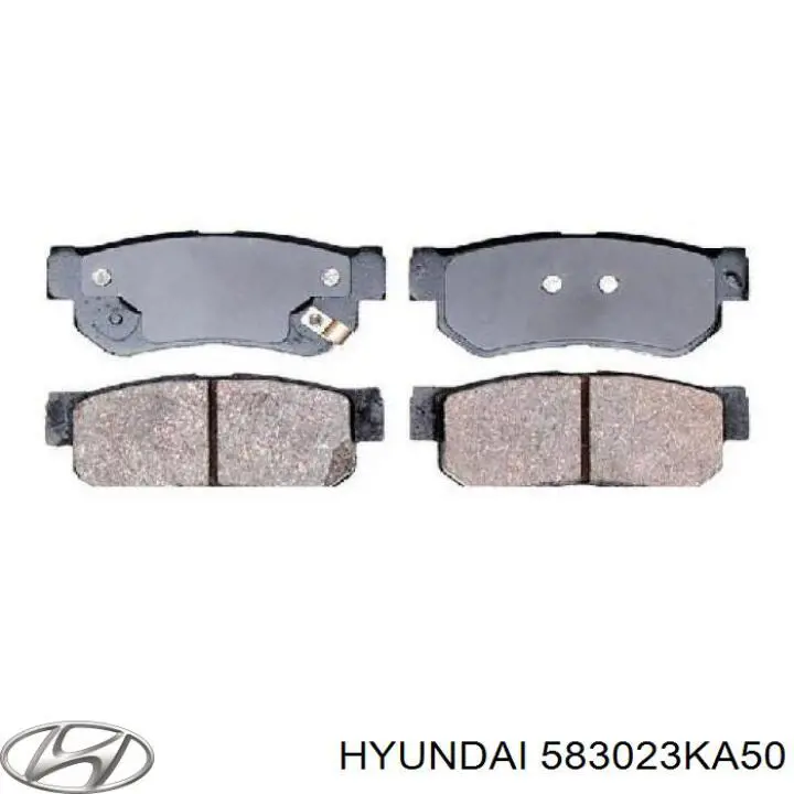 583023KA50 Hyundai/Kia pastillas de freno traseras