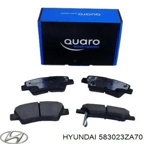 583023ZA70 Hyundai/Kia pastillas de freno traseras