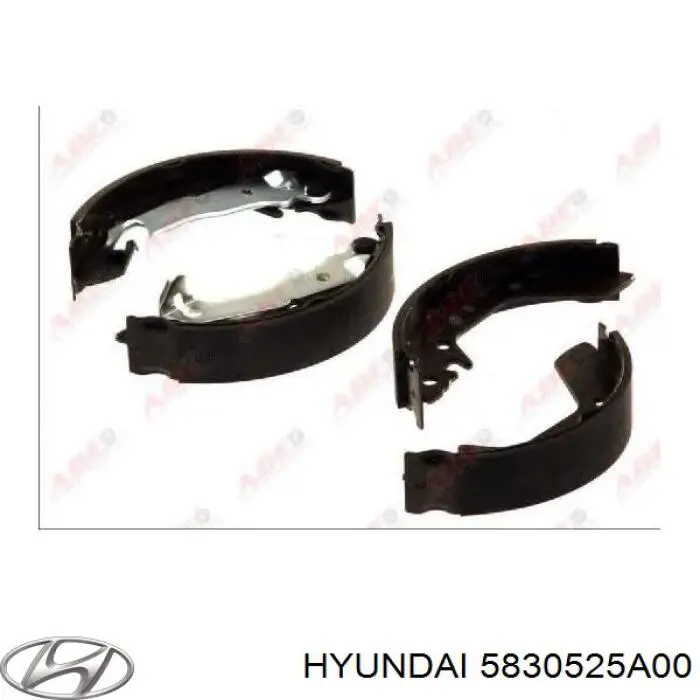 5830525A00 Hyundai/Kia zapatas de frenos de tambor traseras