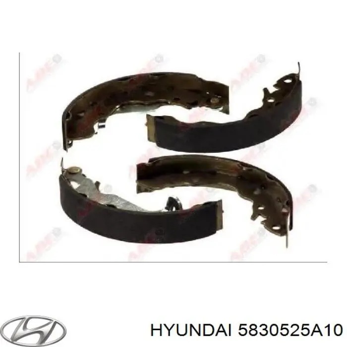 5830525A10 Hyundai/Kia zapatas de frenos de tambor traseras