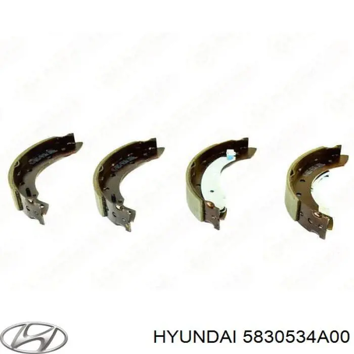 5830534A00 Hyundai/Kia zapatas de frenos de tambor traseras