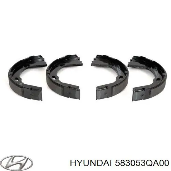 583053QA00 Hyundai/Kia juego de zapatas de frenos, freno de estacionamiento