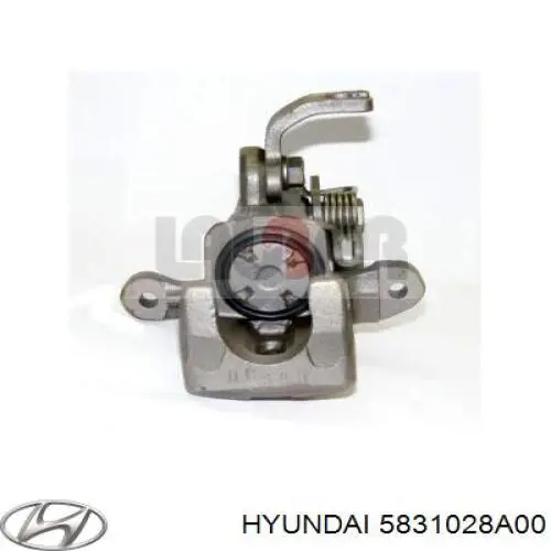  Pinza de freno trasera izquierda para Hyundai Lantra 1 