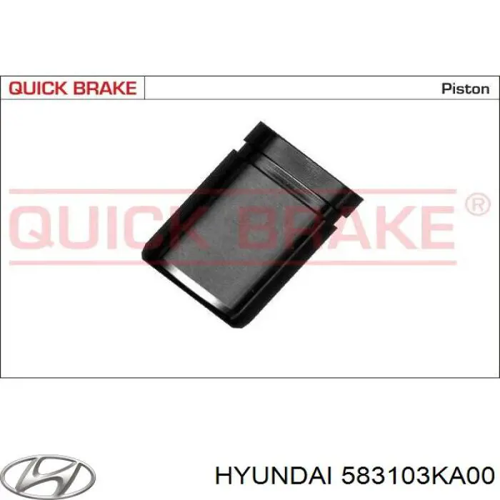 583103KA00 Hyundai/Kia pinza de freno trasera izquierda