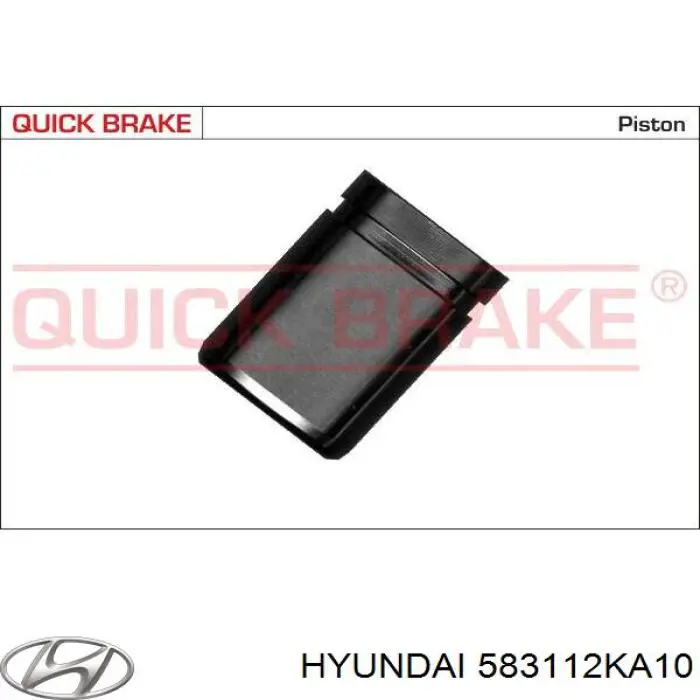 583112KA10 Hyundai/Kia pinza de freno trasero derecho