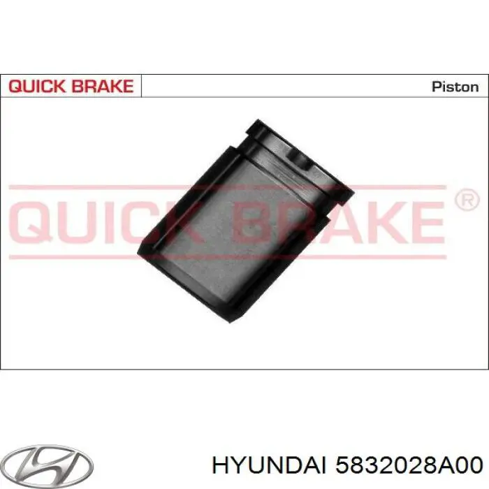 5832028A00 Hyundai/Kia pinza de freno trasera izquierda