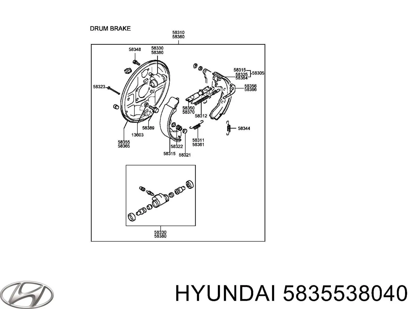 5835538040 Hyundai/Kia 