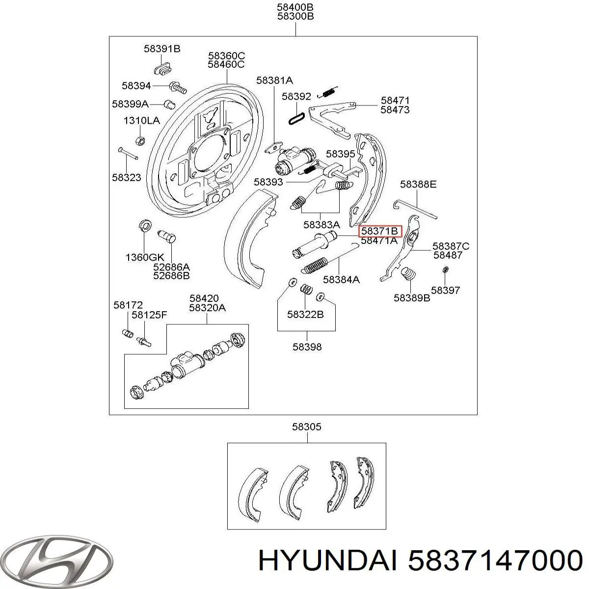 5837147000 Hyundai/Kia 